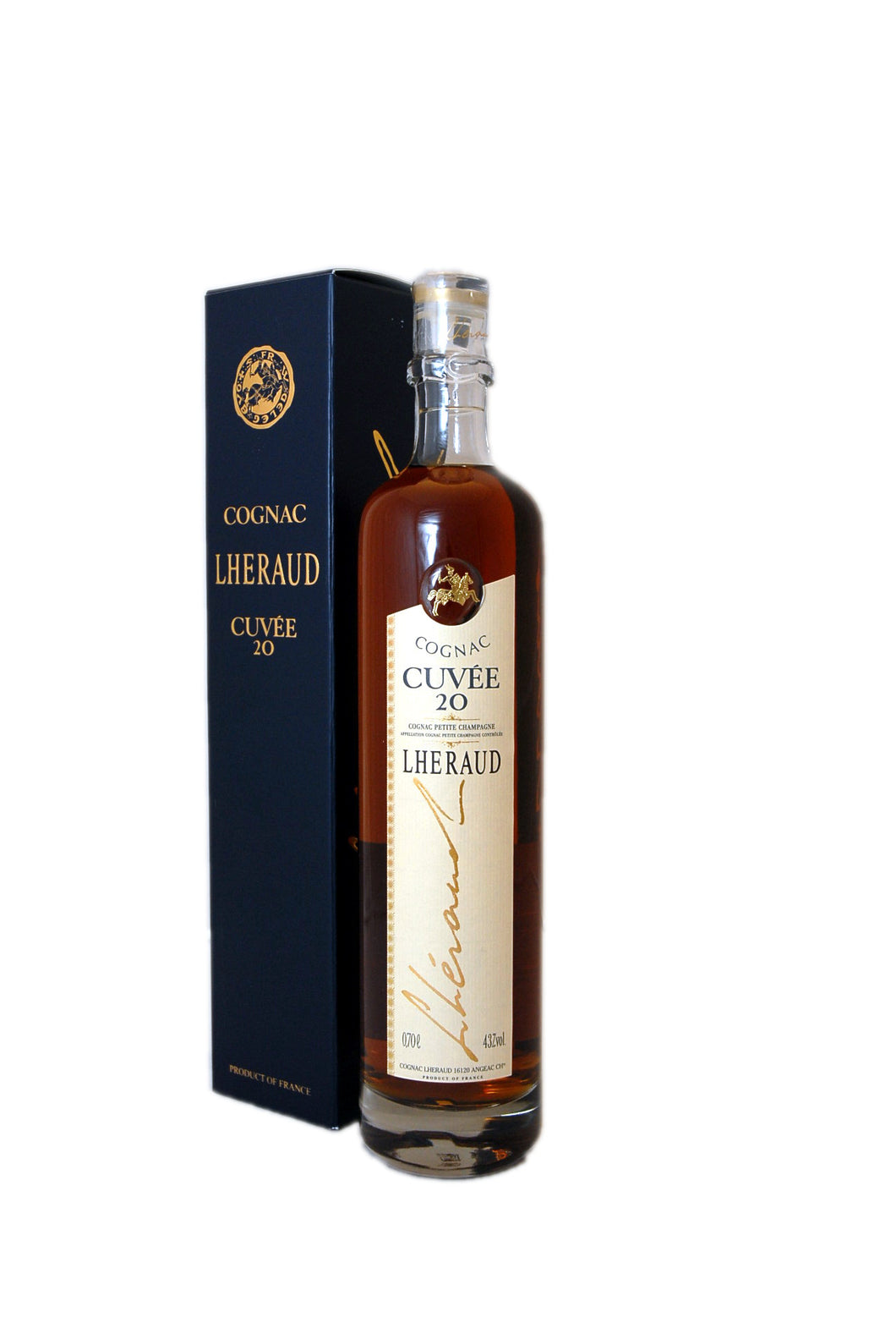 Cognac Cuvée 20 Anos Lheraud 700 ml.